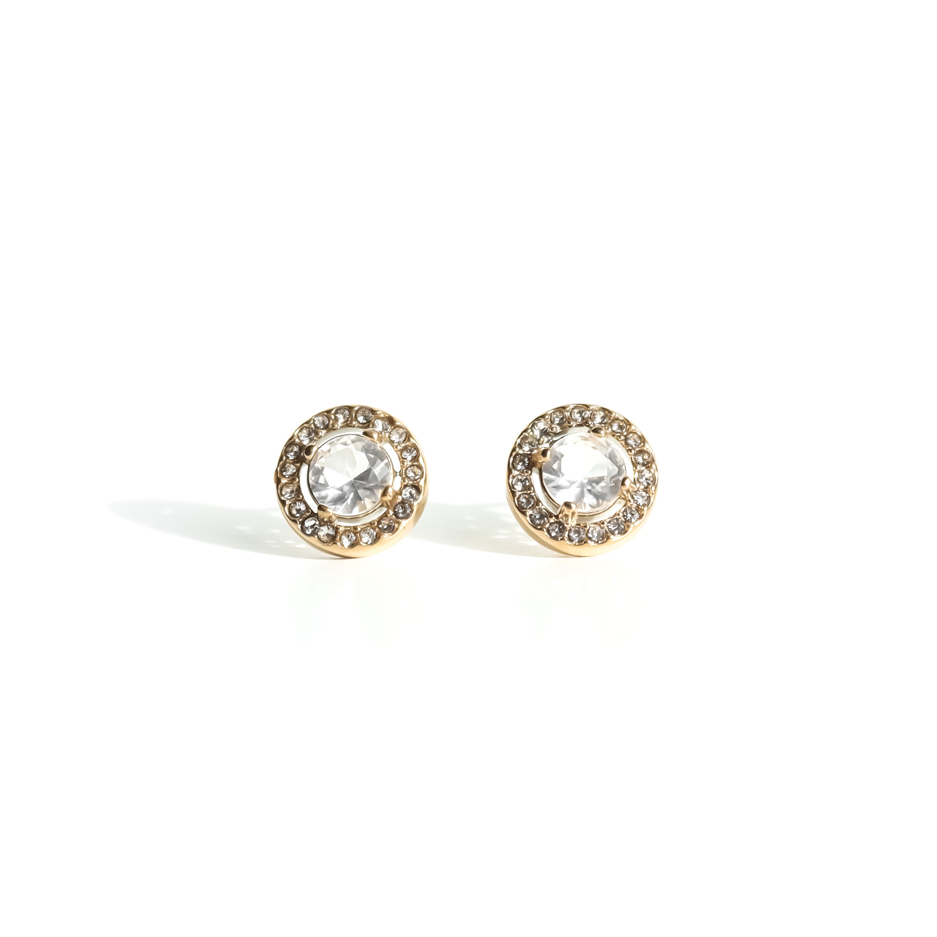 Elisabeth Earrings - Gold/Crystal