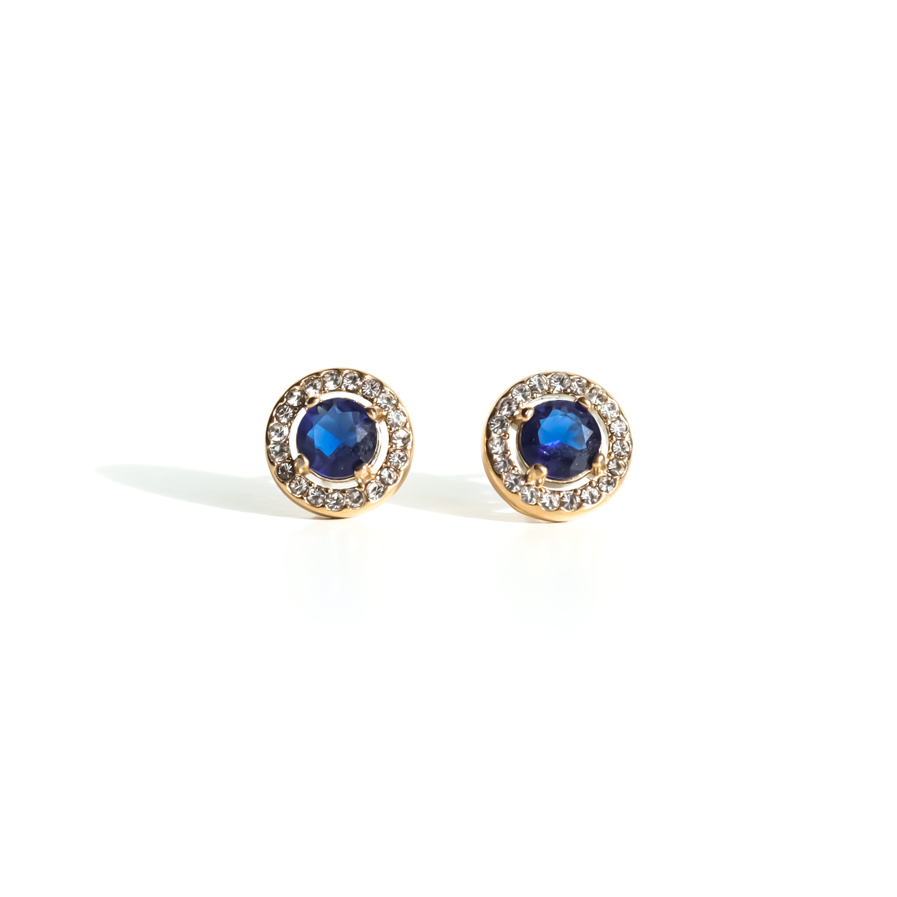 Elisabeth Earrings - Gold/Blue