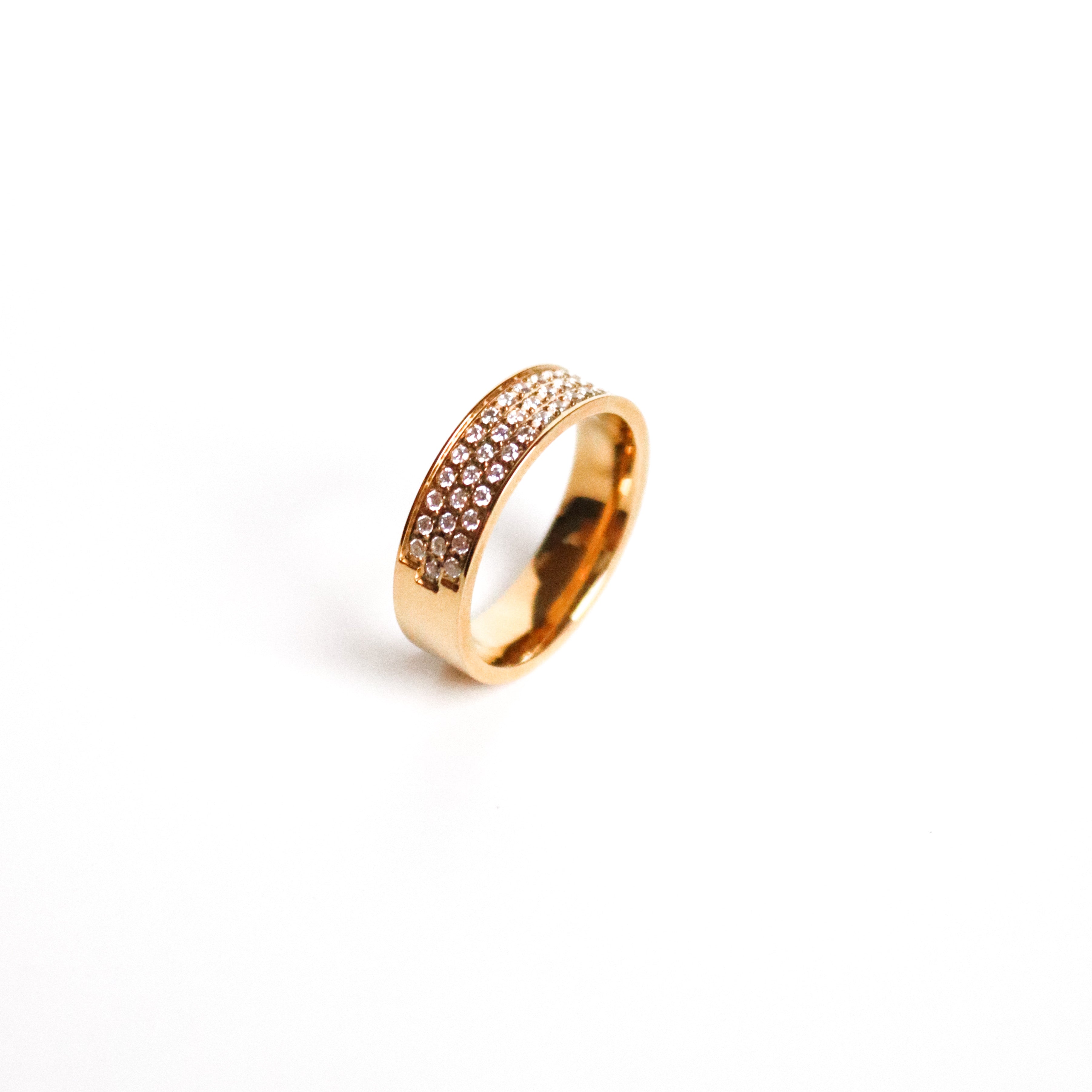 Cora Stone Ring Gold