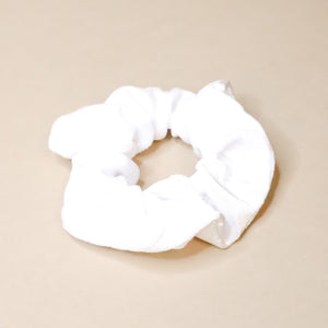 Velvet Scrunchie tofs - Vanilla