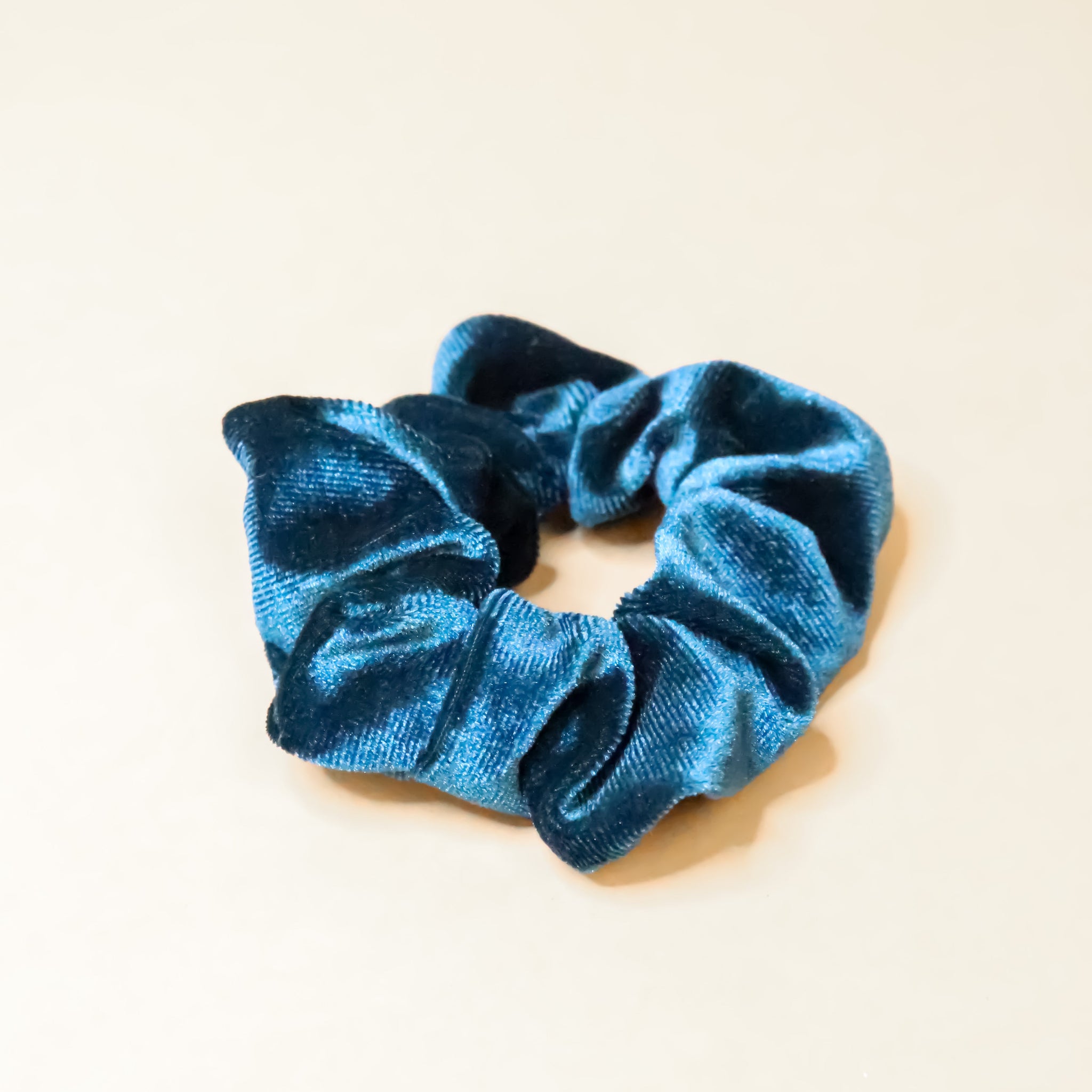 Velvet Scrunchie tofs - Sapphire