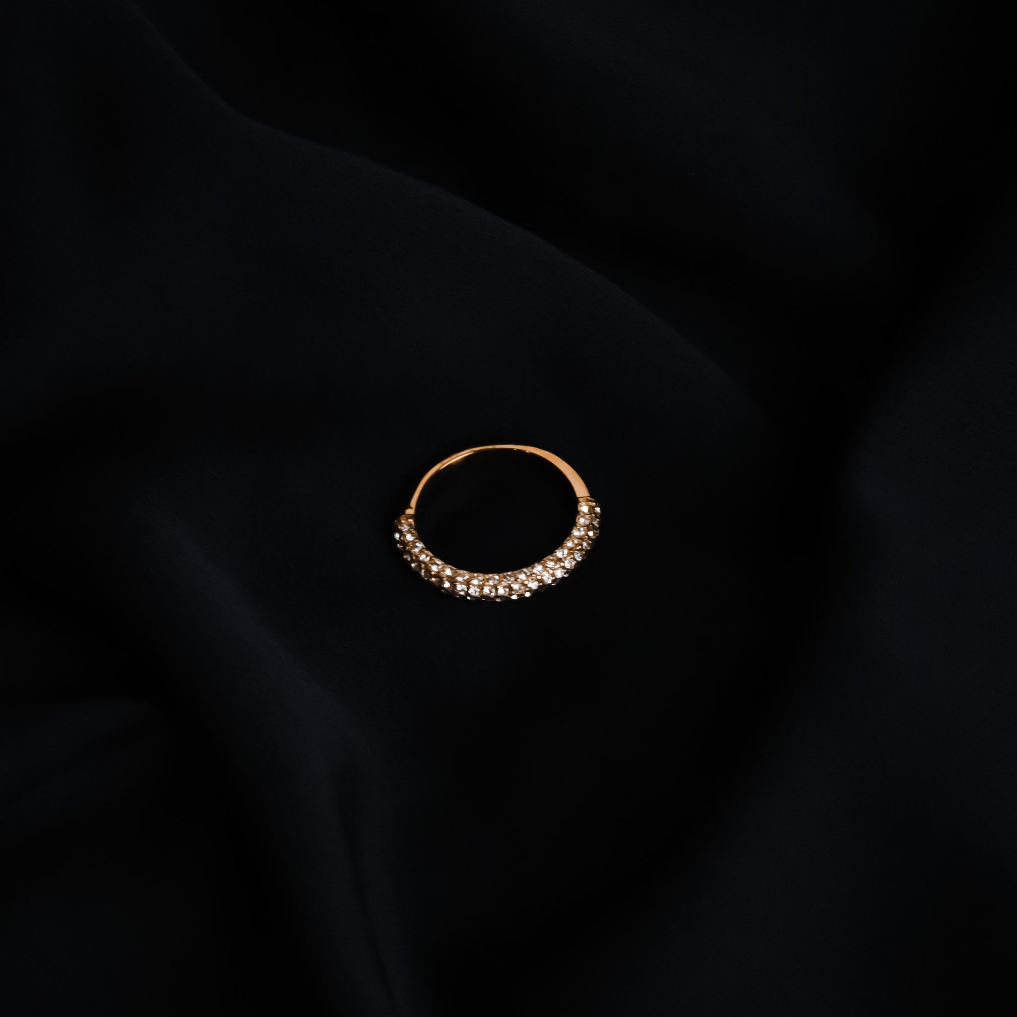 Monique Stone Ring Gold